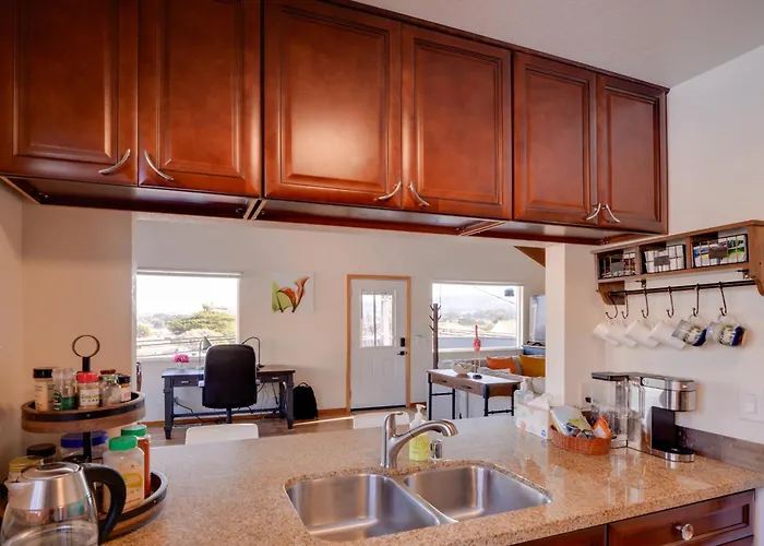 Breezy & Central Monterey Apt With Bay View!